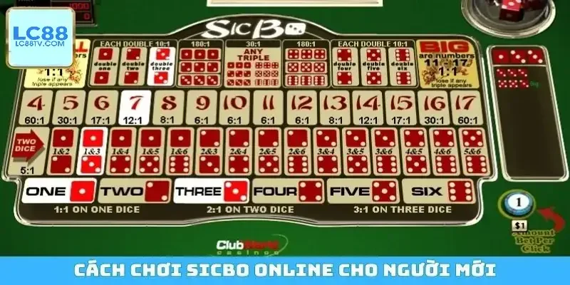 Cách chơi Sicbo online cho người mới